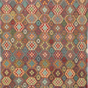 8’3″ x 11’7″ Flat Weave Kilim Rug