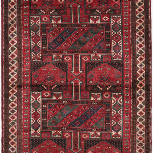 Kurdi 5’1″ x 12’10” Quchan Authentic Persian Rug