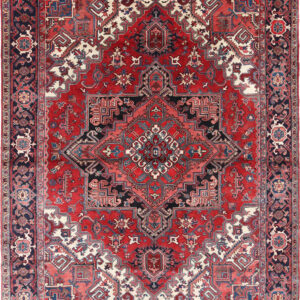 8’3″ x 11’4″ Heriz Authentic Persian Rug