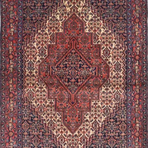 3’11” x 5’7″ Senneh Authentic Persian Rug