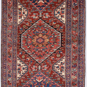 3’4″ x 13’3″ Heriz Persian Runner Rug