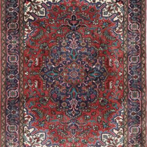 3’6″ x 5’1″ Heriz Authentic Persian Rug