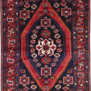 4’4″ x 7’7″ Hamadan Authentic Persian Rug