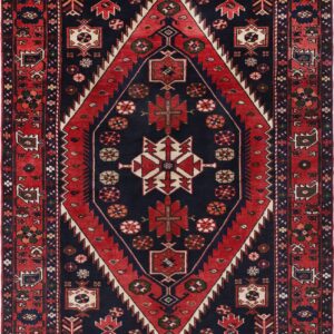 4’6″ x 7’1″ Hamadan Authentic Persian Rug