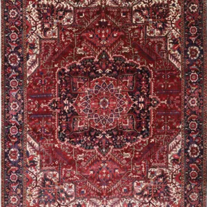 9’8″ x 12’10” Heriz Authentic Persian Rug