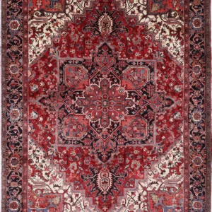 7’11” x 11’3″ Heriz Authentic Persian Rug