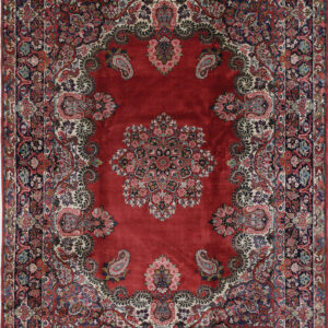 9′ x 11’9″ Sarouk Authentic Persian Rug