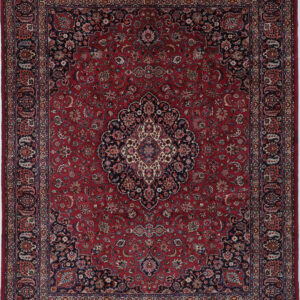 Mashad 9’9″ x 12’10” Authentic Persian Rug
