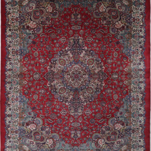 Kashan  12’9″ x 16’6″  Authentic Persian Rug
