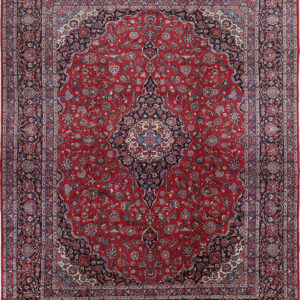 10’6″ x13’10” Kashan Authentic Persian Rug