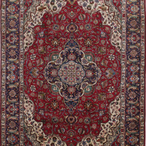 6’5″‘ x 9’8″ Tabriz  Authentic Persian Rug