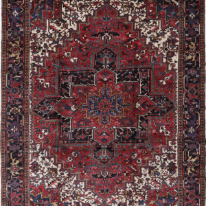 9′ x 11’6″ Heriz Authentic Persian Rug