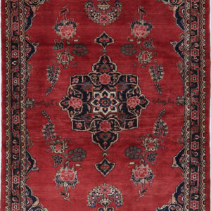 5’2″ x 7’10” Sarouk  Lilian Authentic Persian Rug