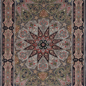 2′ x 3′ Tabriz  Authentic Persian Rug