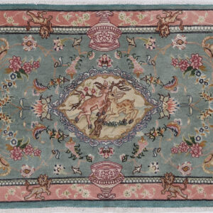2′ x 3′ Tabriz  Authentic Persian Rug