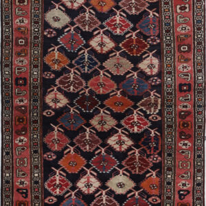 Hand Knotted Oriental Rug Persian Azarbaijan  3’8″ x 9’10”
