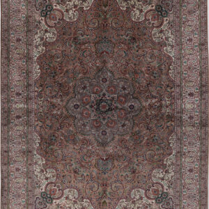 8’1” x 11’5″ Tabriz  Authentic Persian Rug