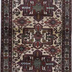 Hand Knotted Oriental Rug Persian Azarbaijan  2’8″ x 9’4″
