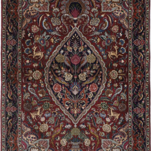 3’4″ x 5’Tabriz  Authentic Persian Rug