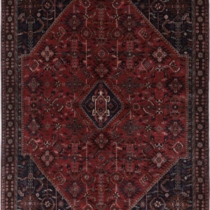 5’7″ x 8’6″ Qashqai Authentic Persian Rug