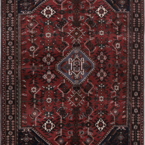 4’5″ x 6’11” Qashqai Authentic Persian Rug
