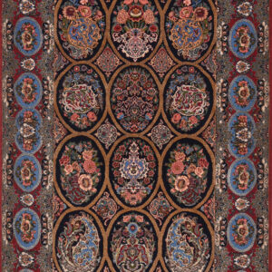 3’8” x 5’8” Isfahan Authentic Persian Rug