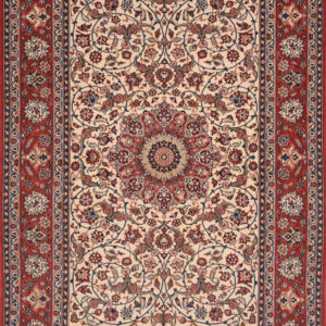 4’6” x 6’10” Isfahan Authentic Persian Rug