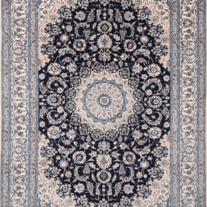 6’6” x 9’9” Nain 6 LA Authentic Persian Rug