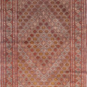 4’9” x 6’9” Turkoman Authentic Persian Rug