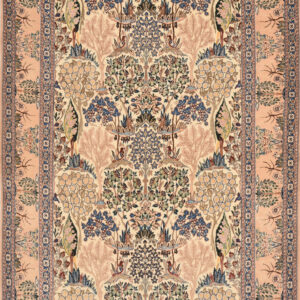 3’6” x 5’4” Isfahan Authentic Persian Rug