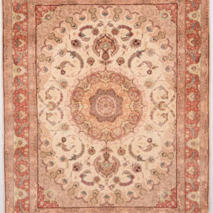 5’0” x 6’8” Tabriz  Authentic Persian Rug
