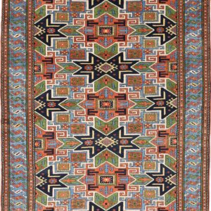 6’0” x 7’8” Kazak Authentic Oriental  Rug